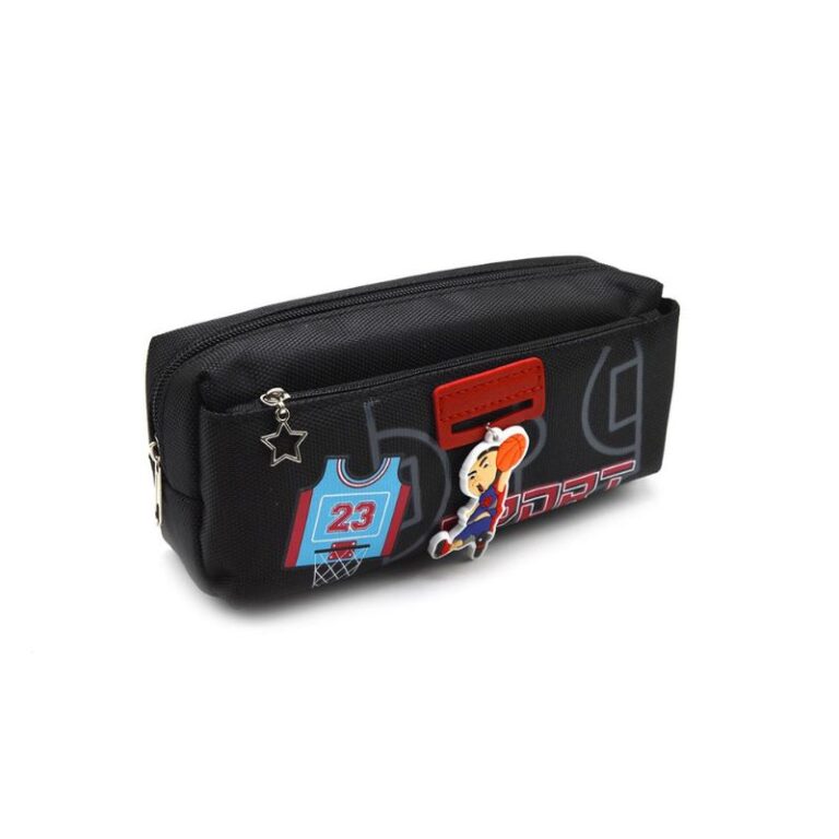 PENCIL CASE POLYESTER 2 ZIPP SPORTS