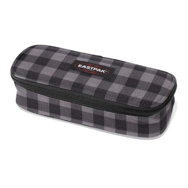 Eastpak Oval Pencil Case Checked Brown