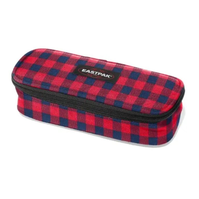 Eastpak Oval Pencil Case Checked Red