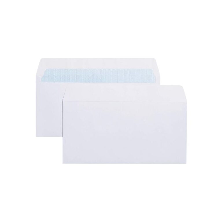 G-LINE ENVELOPE WHITE 115*225MM 100GR PK Of 50