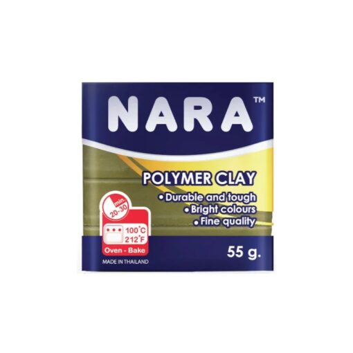 NARA SINGLE COLOR OF POLYMER CLAY LIGHT OLIVE  55G