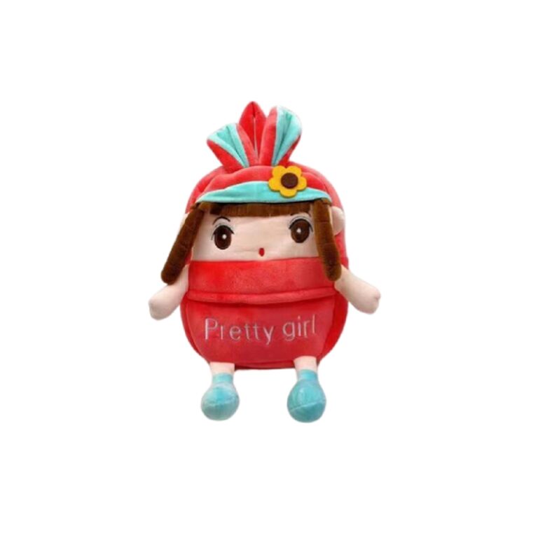 Pre-School Kids Backpack Pretty Girl Red Small