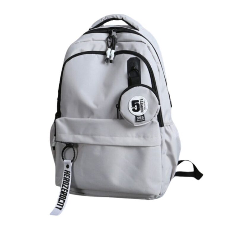 School Teen Backpack White