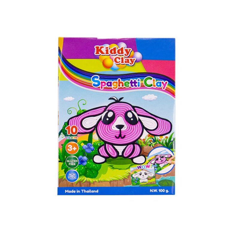 NARA KIDDING CLAY SPAGHETTI RABBIT 100G 10 COLOR