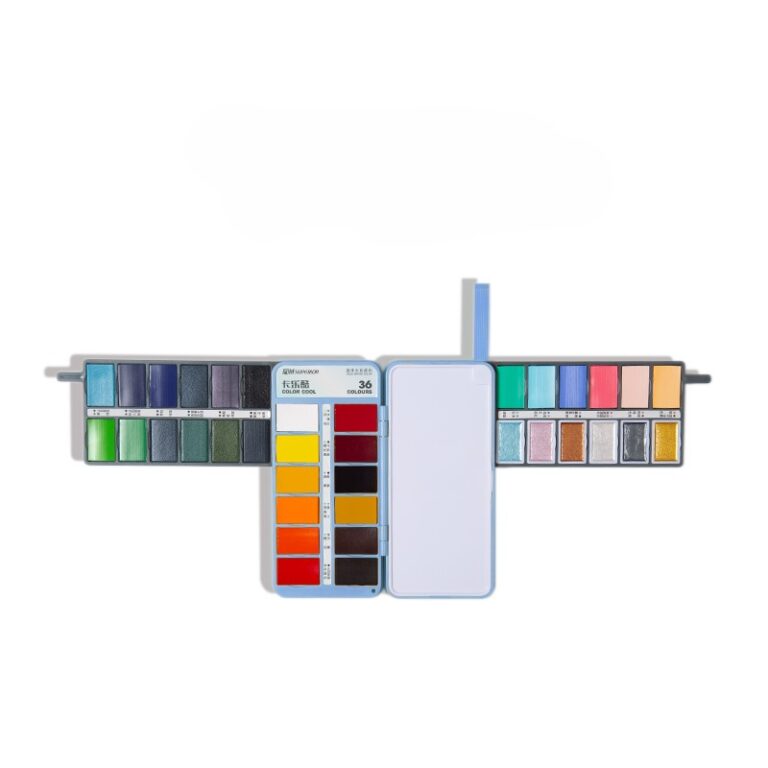 SUPERIOR Solid Watercolor Paints Professional Set