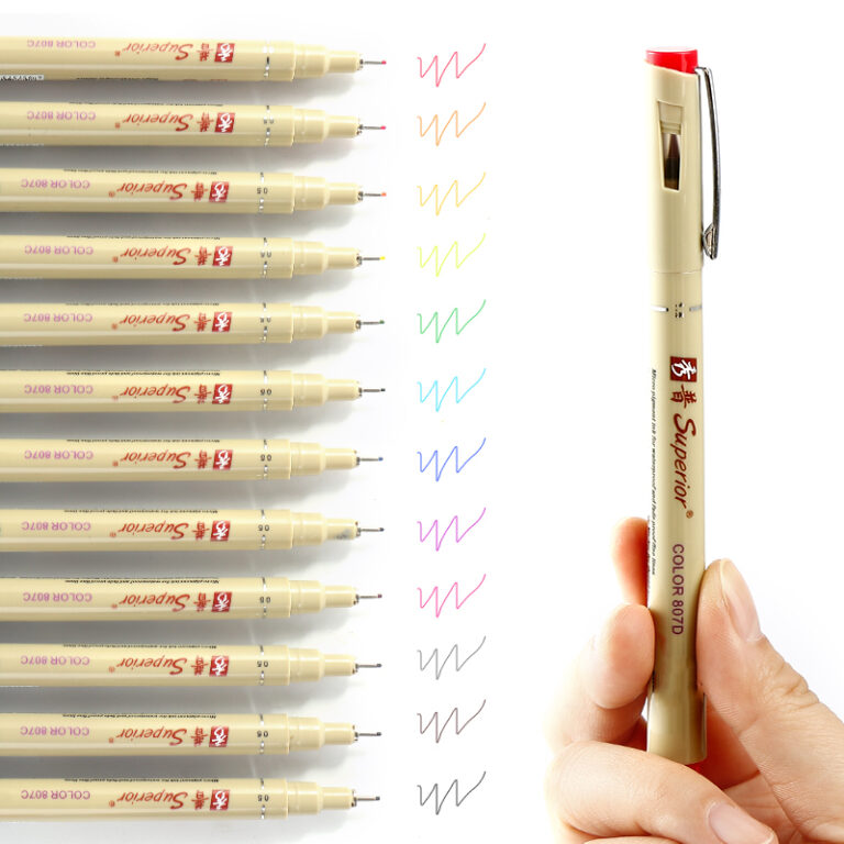 Superior Fineliner Drawing Pen Colors Set Of 12