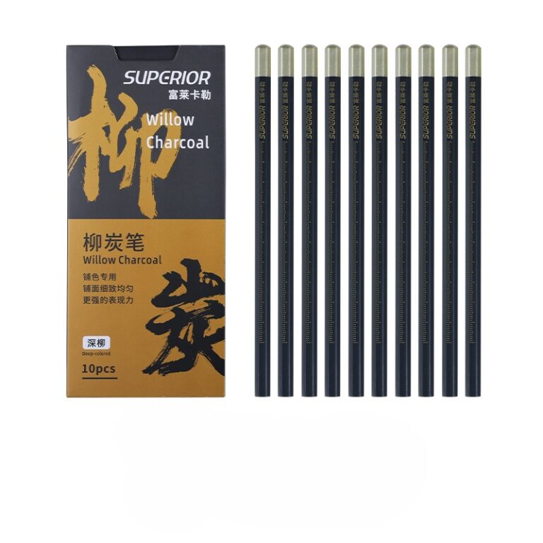 SUPERIOR WILLOW CHARCOAL PENCILS DEEP COLORED