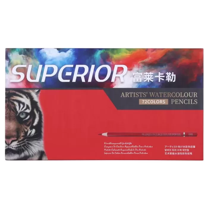 Superior Water Soluble Color Pencil Set Of 72