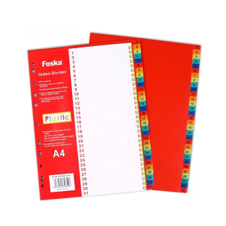 FOSKA Plastic Dividers 1-31