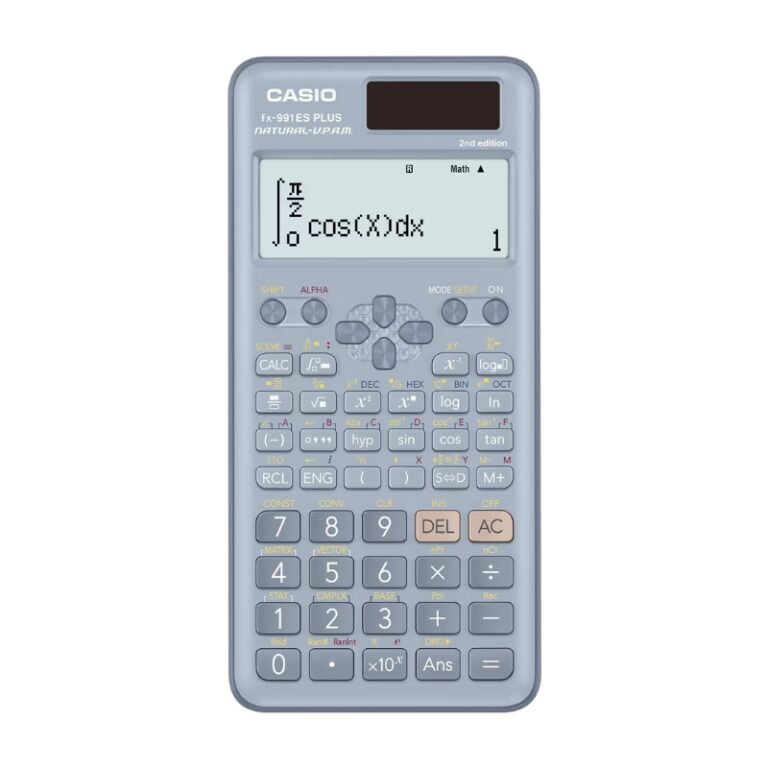 Casio fx-991ES PLUS Scientific Calculator 2nd Edition Blue