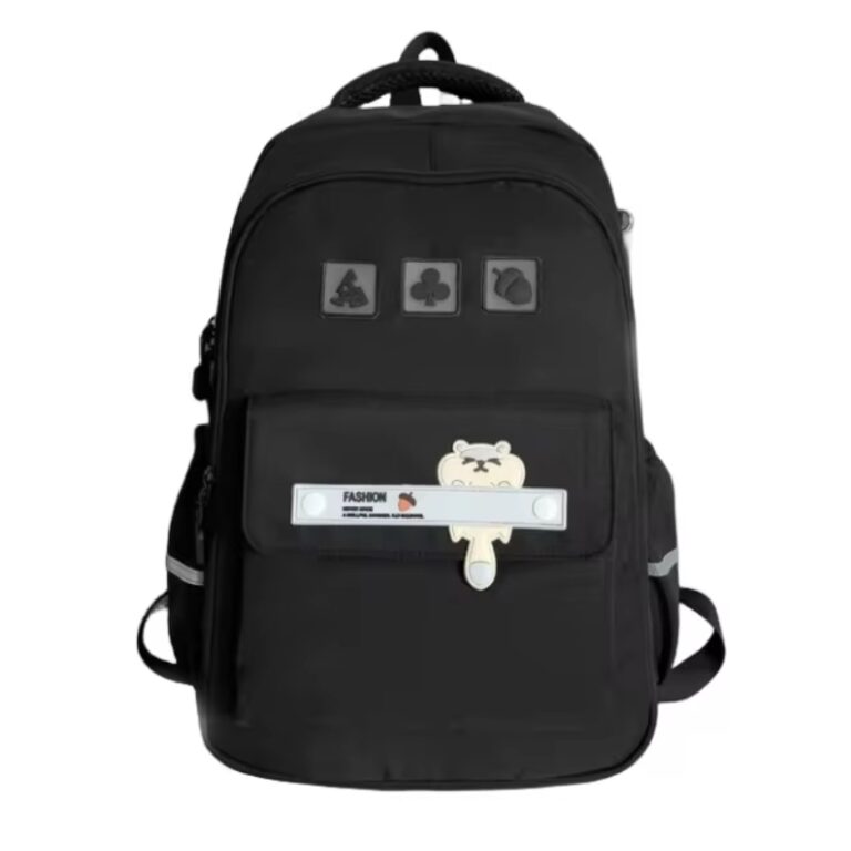 School Teen Backpack Black Squirrel