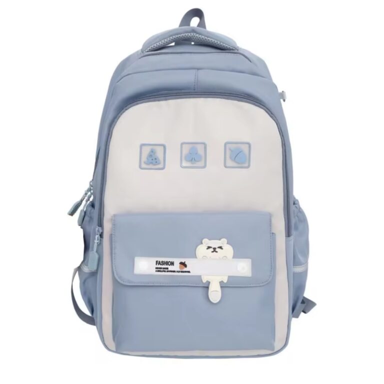 School Teen Backpack Blue Squirrel