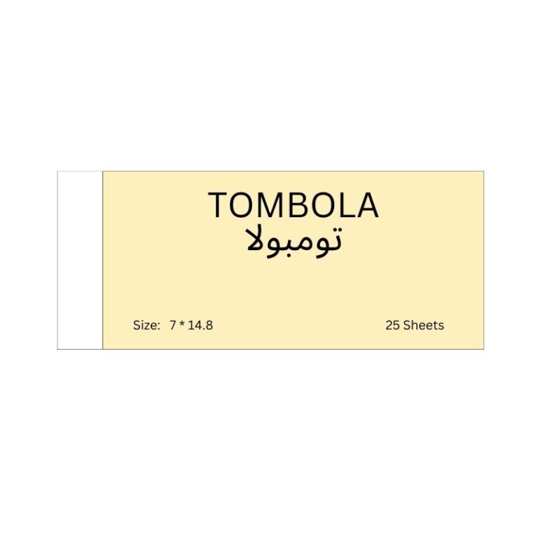 TOMBOLA BOOK 25SH