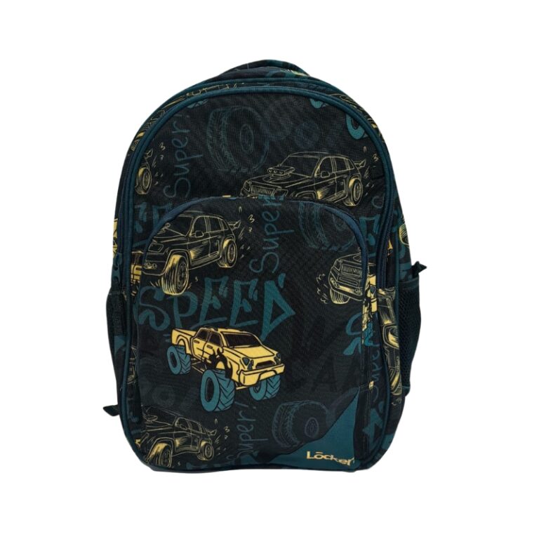 Locker School Kids Backpack Super Speed Truck