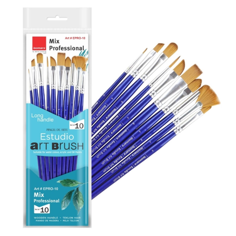 ISOMARS Estudio Paint Brush Professional Set of 10