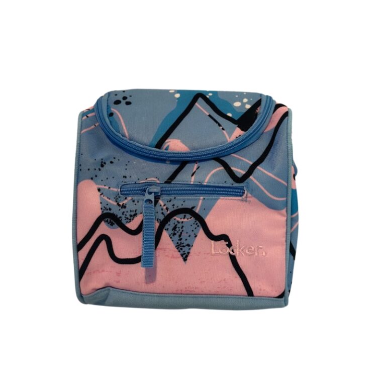 Locker School Kids Lunchbag Pink Blue