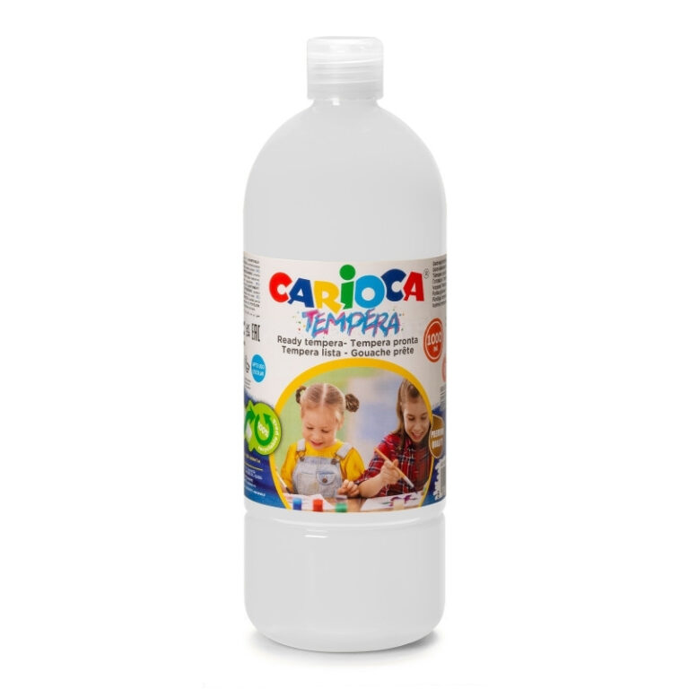 CARIOCA READY TEMPERA 1000ML WHITE