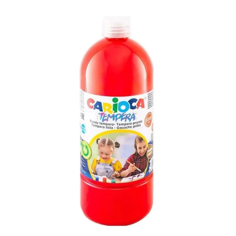 CARIOCA READY TEMPERA 1000ML VERMILLION RED