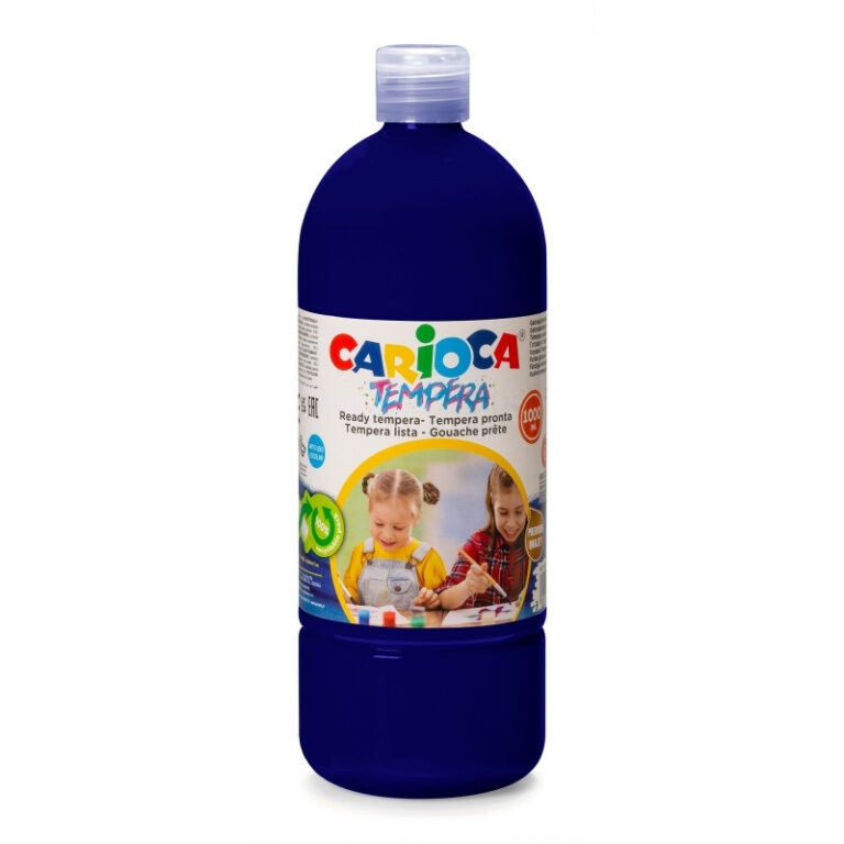 CARIOCA READY TEMPERA 1000ML DARK BLUE