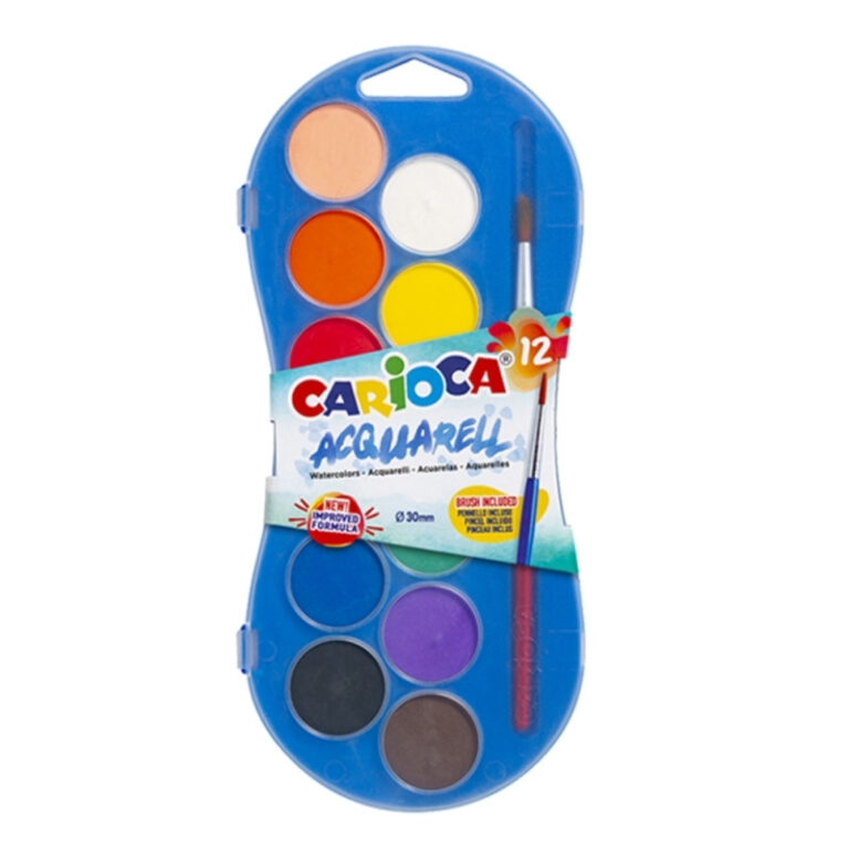 CARIOCA WATERCOLOR PAINT SET OF 12