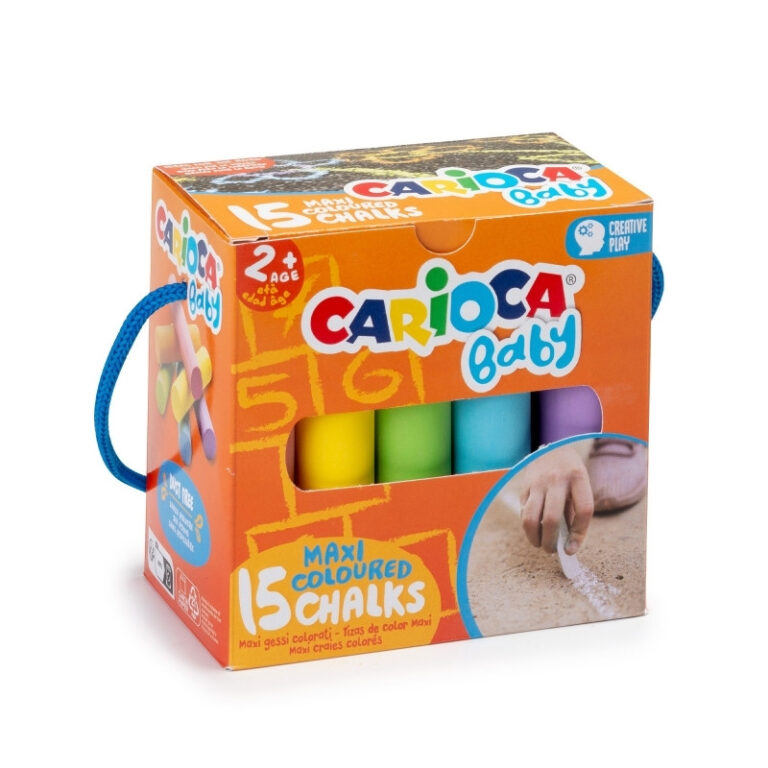 Carioca Baby Maxi Chalk Set Of 15 Pcs