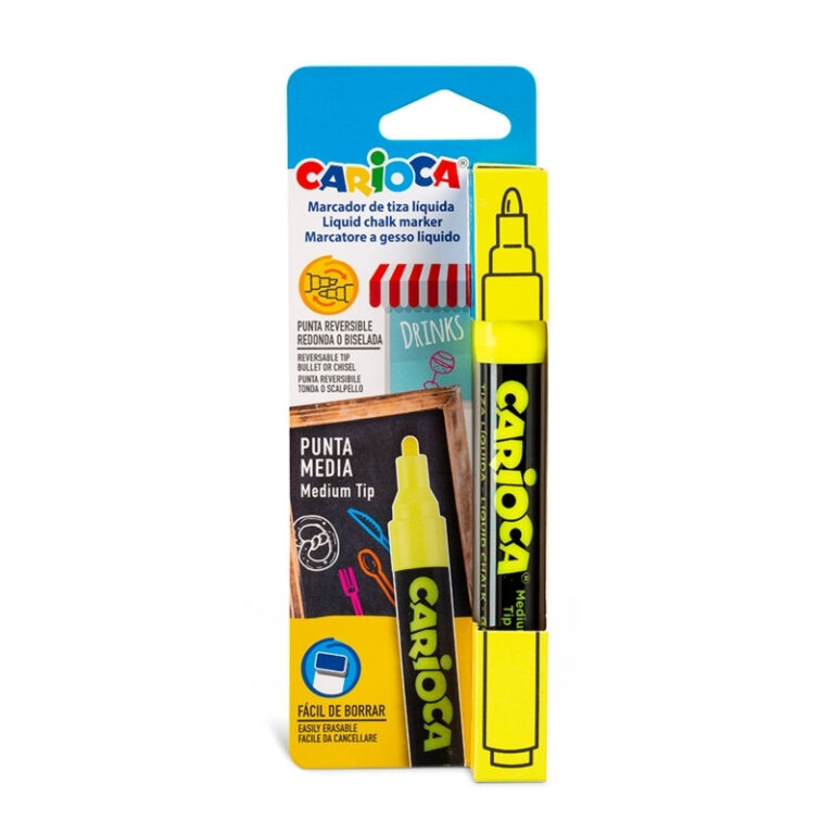 Carioca Chalk Marker Yellow