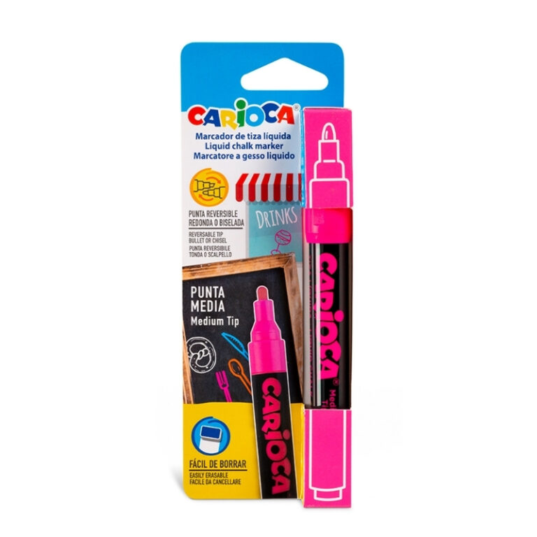 Carioca Chalk Marker Pink