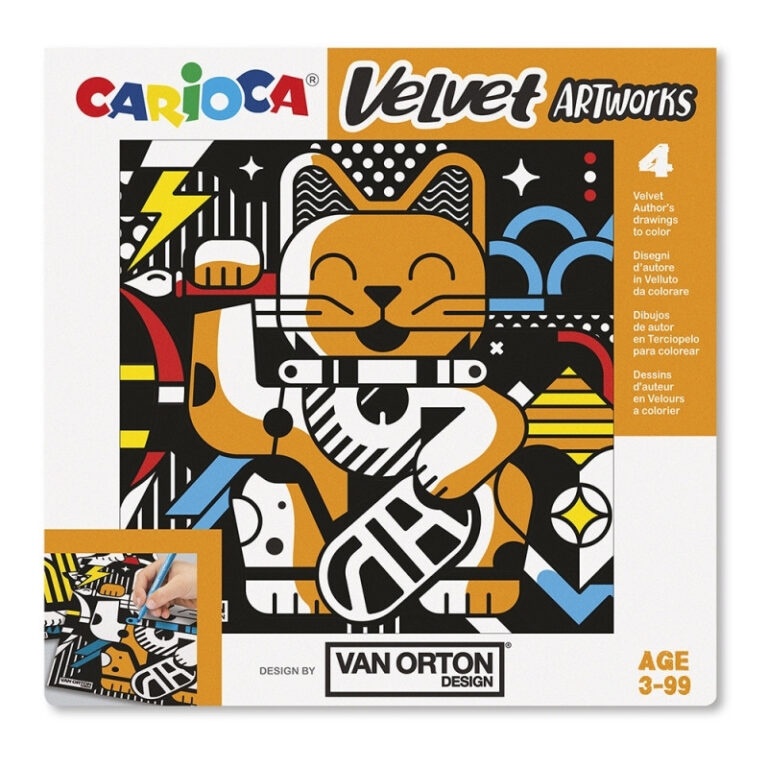 CARIOCA VELVET VAN ORTON SET OF 4 ARTWORKS