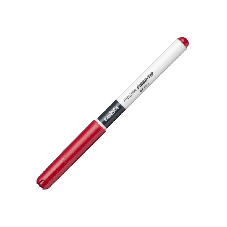 CARIOCA PLUS PRISMA FIBER TIP RED