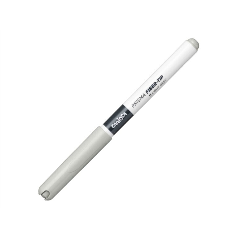 CARIOCA PLUS PRISMA FIBER TIP LIGHT GREY