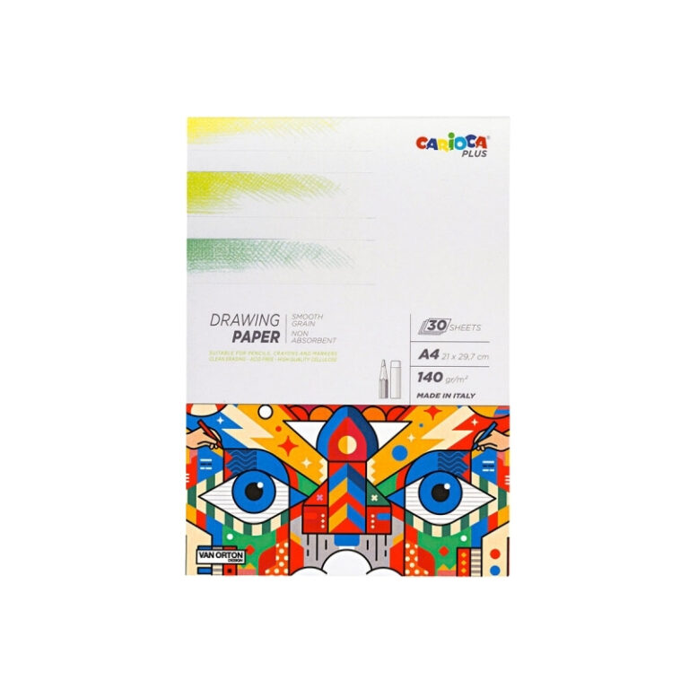 CARIOCA PLUS DRAWING PAPER A4 30 SHEETS