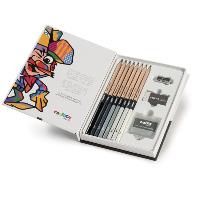 Carioca Plus Pencil Drawing Set Of 11pcs - Image 3