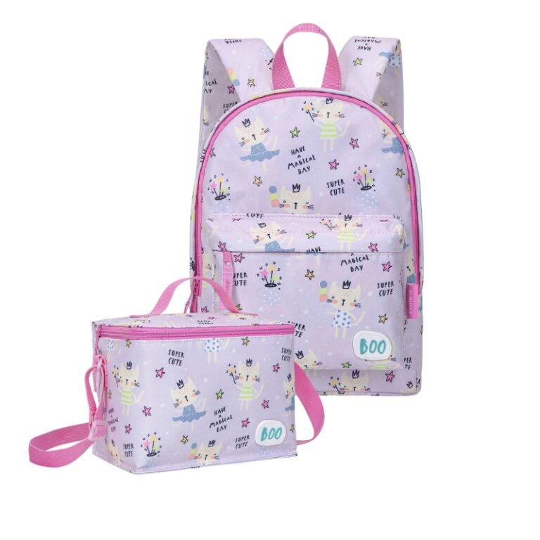 kids School Backpack + Lunch Bag Magical Day