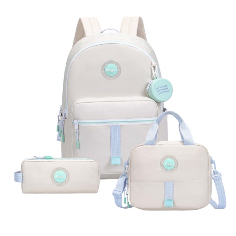 kids School Backpack + Lunch Bag + P.Case You Matter Mint