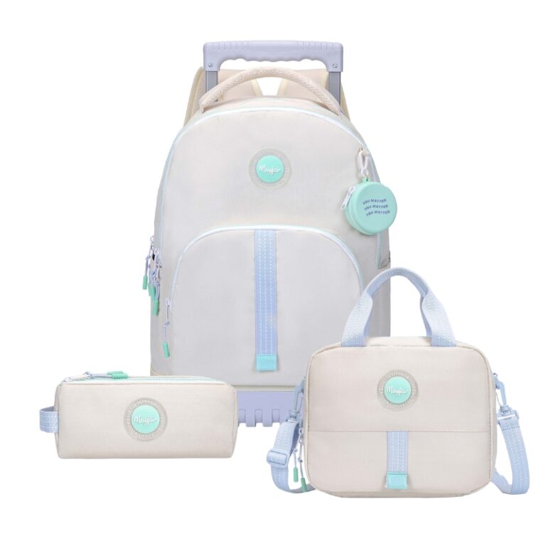 kids School Trolley Backpack + Lunch Bag + P.Case You Matter Mint