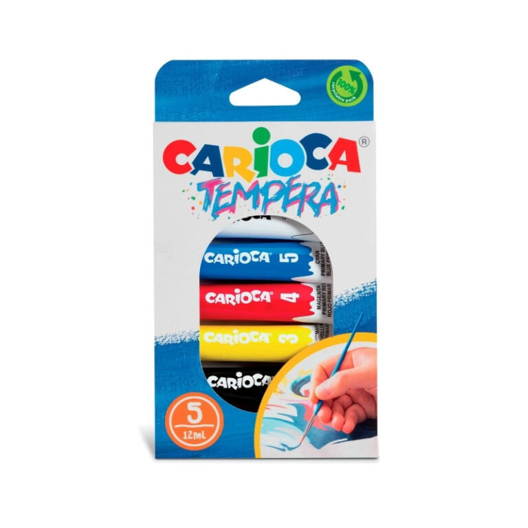 CARIOCA TEMPERA TUBES 5 *12ML