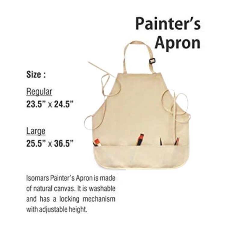 Isomars Painters Apron - 25.5x36.5" - Large Grey - Image 3