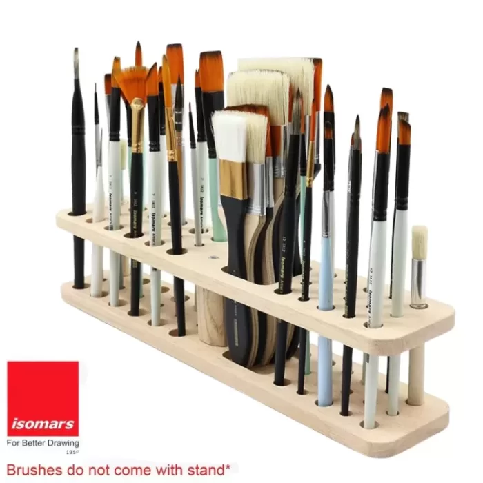 Isomars Wooden Brush Stand - Image 2