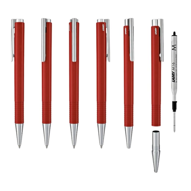 Lamy Logo Ballpoint Medium Nib Red - Image 3