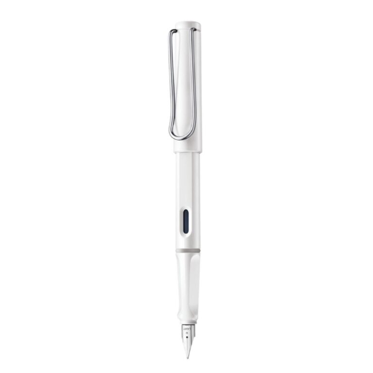 Lamy Safari Fountain Pen Medium Nib White