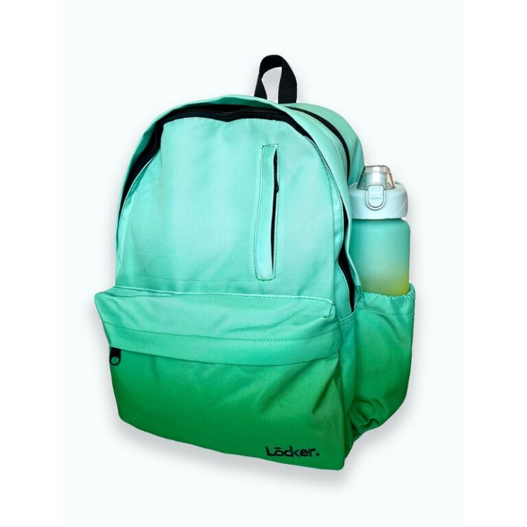 Locker School Backpack Gradient Lush Green