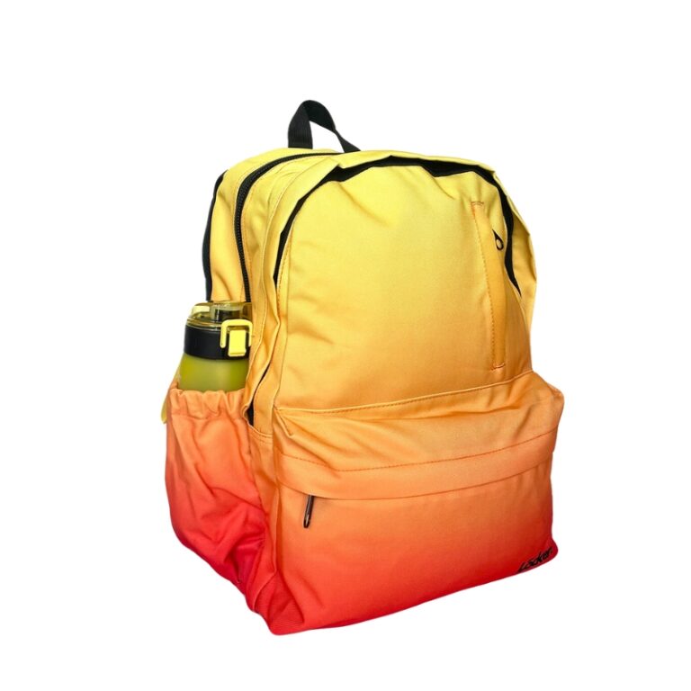 Locker School Backpack Gradient Orange Mango