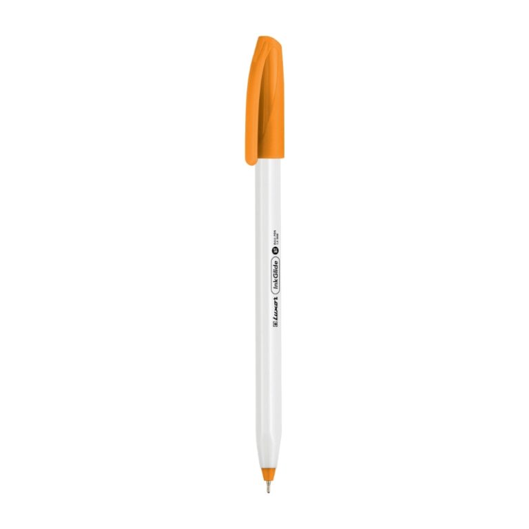 Luxor InkGlide 100 Orange Ball Pen