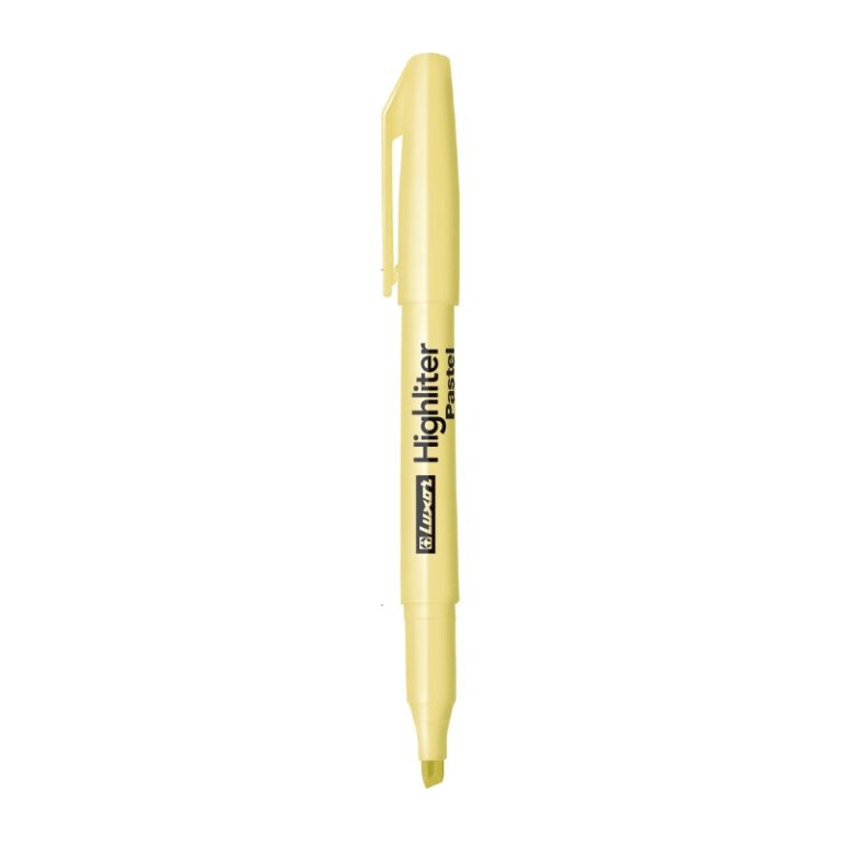 Luxor Pastel Highlighter Pen Yellow