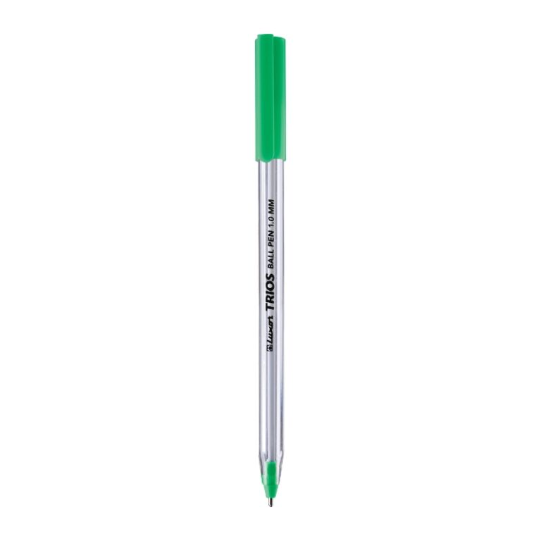 Luxor Trios Ball Pen 1.0mm Green