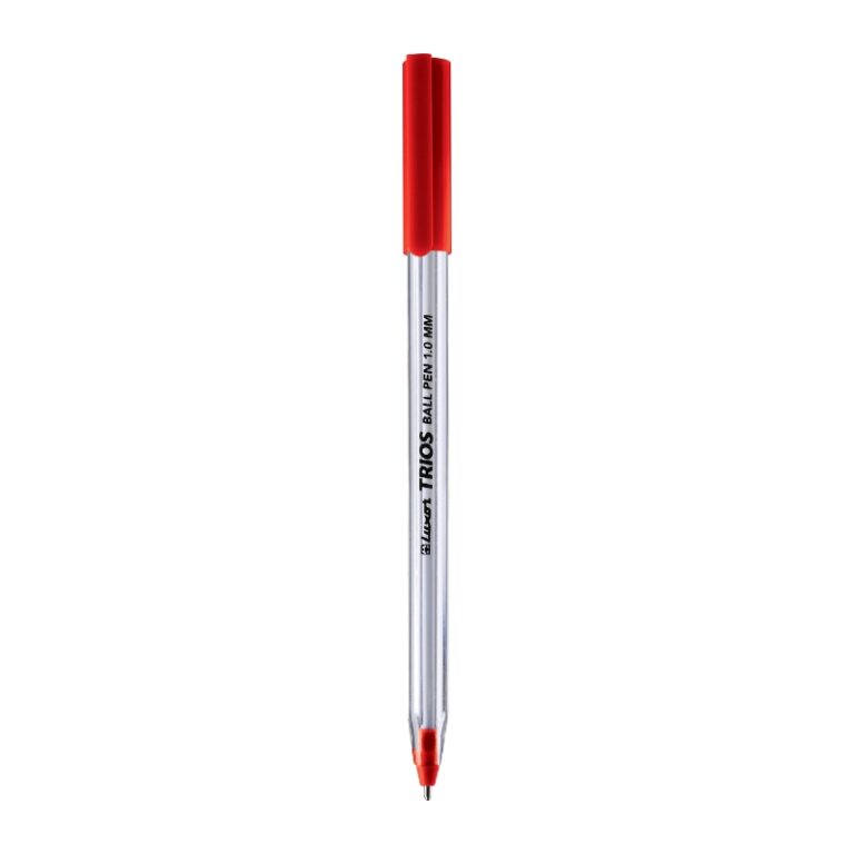 Luxor Trios Ball Pen 1.0mm Red