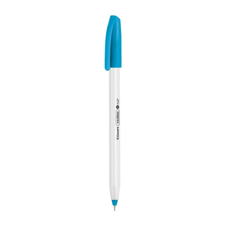 Luxor InkGlide 100 Light Blue Ball Pen