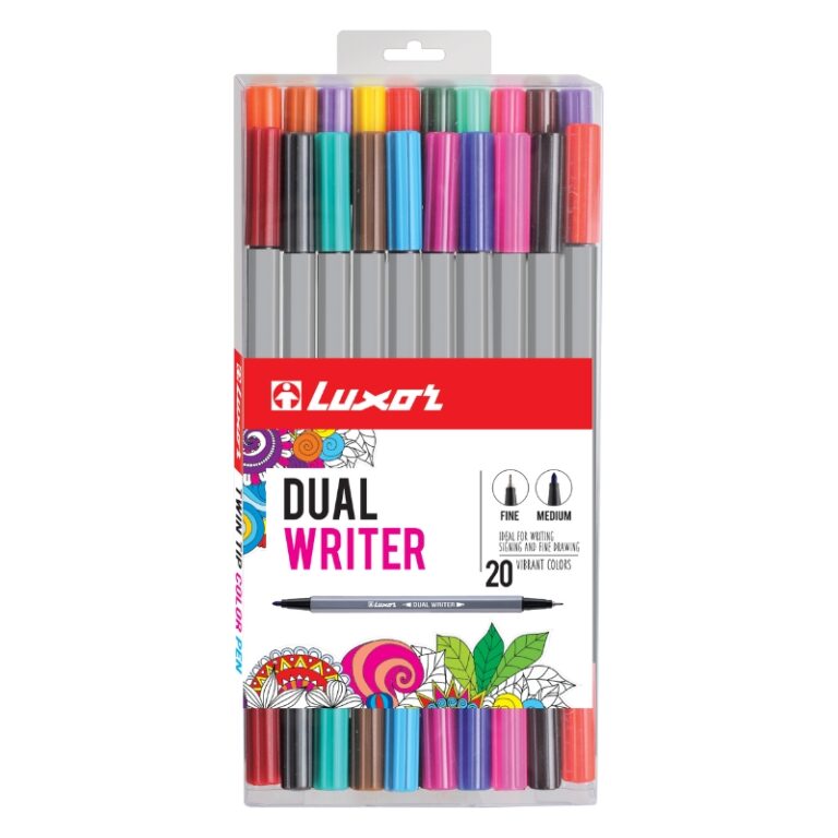 Luxor Dual Writer Pack Of 20 Vibrant Colors