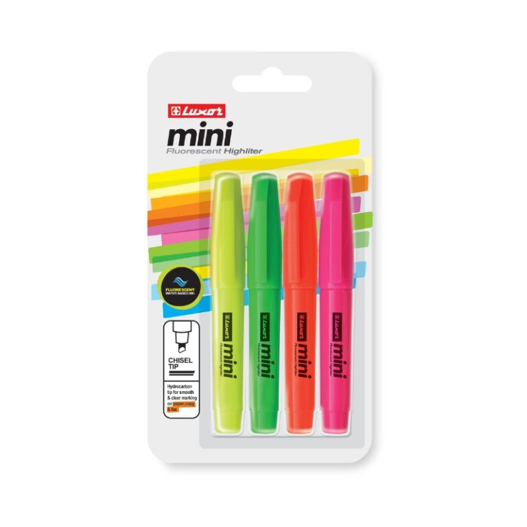 Luxor Mini Highlighter Set Of 4