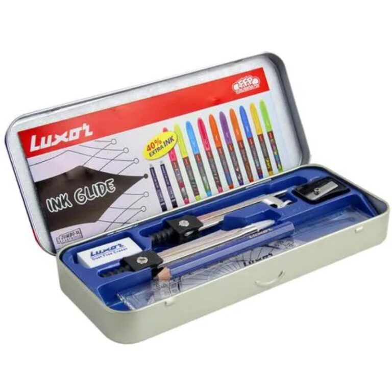 Luxor Perfecto Geometry Set In Tin Box